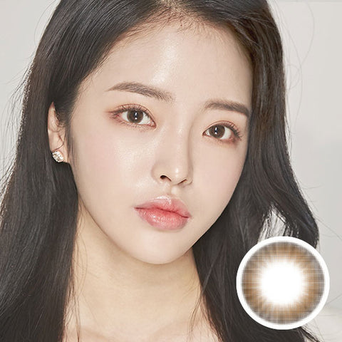 Best Korean Colored Contact Lenses - Sumba Brown Colored Contacts (1 Pair) Buy 1 Get 1 Free /  These 3-tone brown-chocolate coloured contact lenses will give a beautiful enlargement effect on dark brown eyes and a unique effect on bright eyes. The graphic diameter is 13.1mm, which is recommended if you are looking for a natural daily wear contact lens.  / Prescription and non-prescription available, Cheapest Colored Contact Lenses. Buy Colored Contact Lenses Online - EyeMellow