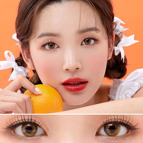 [Yearly] Twenty Wish Love Brown Colored Contacts