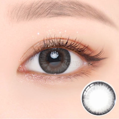 Best Korean Colored Contact Lenses - Today's Gray Colored Contacts (1 Pair) /  This grey-black 2-tone color contact lens will give a natural and beautiful enlargement effect on dark brown eyes and a unique effect on bright eyes. The graphic diameter is 13.4mm, which is recommended if you are looking for natural daily wear contact lenses.  / Prescription and non-prescription available, Cheapest Colored Contact Lenses. Buy Colored Contact Lenses Online - EyeMellow