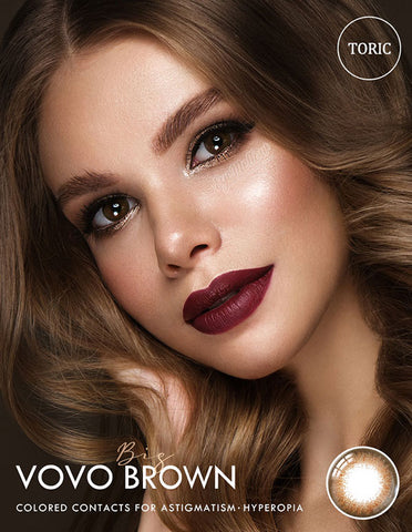 Vovo Brown (Toric) Colored Contact Lenses