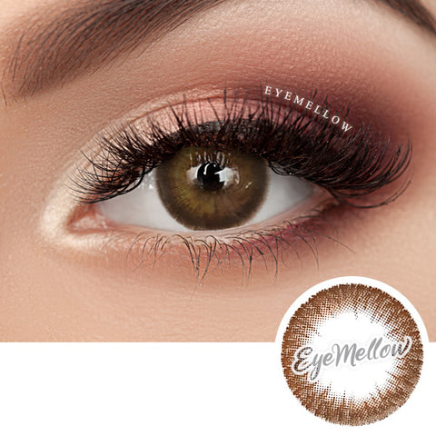 October Chocolate Colored Contact Lenses - Silicone hydrogel