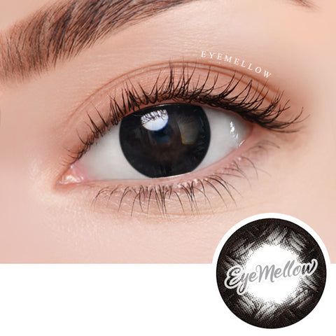 Black Rose Colored Contact Lenses - Silicone hydrogel