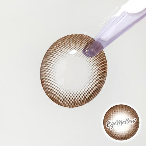 Deep Chocolate Colored Contact Lenses - Silicone hydrogel