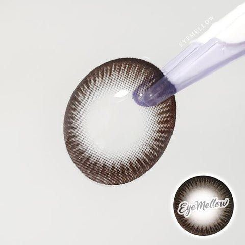 Deep Black Colored Contact Lenses - Silicone hydrogel