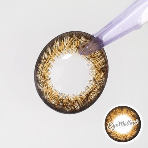 Max Brown Colored Contact Lenses - Silicone hydrogel