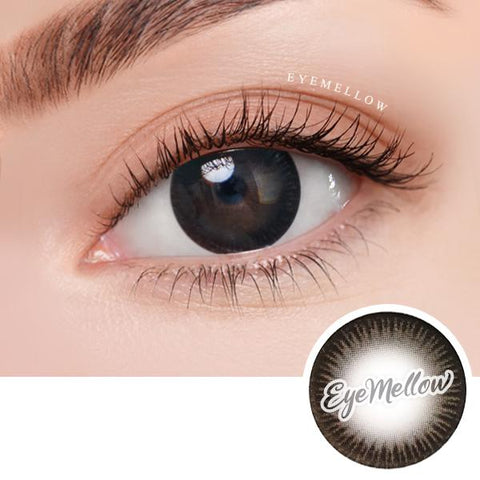 Deep Black Colored Contact Lenses - Silicone hydrogel