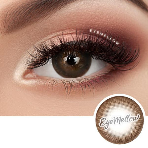 Deep Chocolate Colored Contact Lenses - Silicone hydrogel