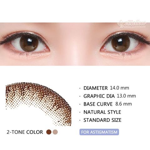 Falling In Choco (Toric) Colored Contact Lenses