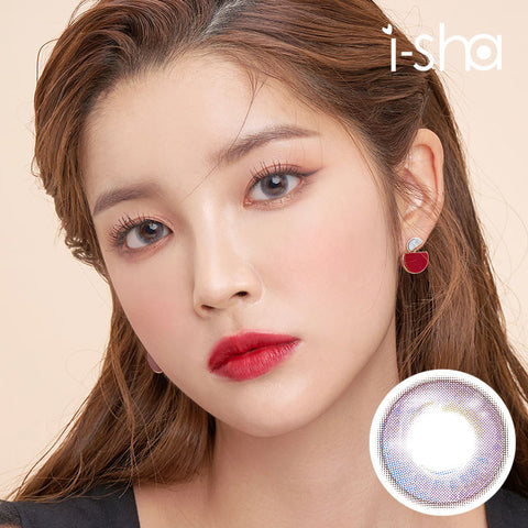 [Yearly] Season Eye Winter Purple Gray Colored Contact Lenses