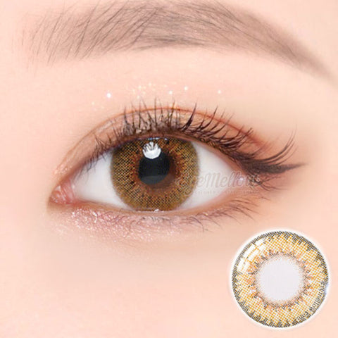 [Monthly] Lady Girl2 Brown Colored Contact Lenses