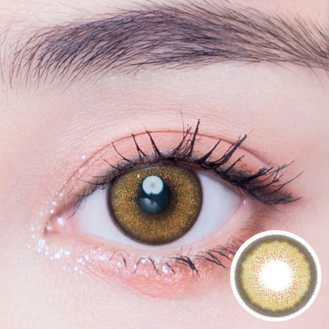 [Yearly] Melo Art Pine Brown Colored Contact Lenses